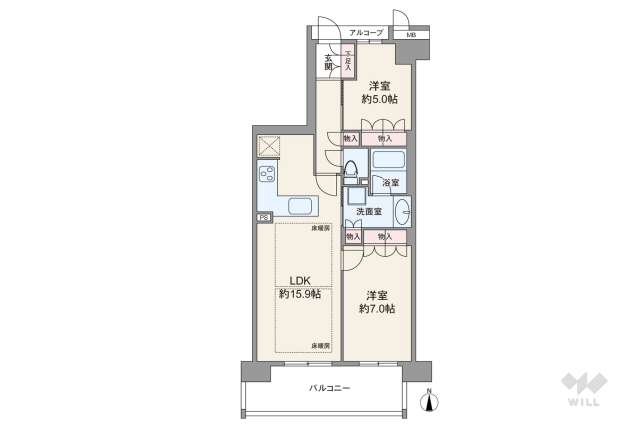 ジオ武庫川:間取り図面