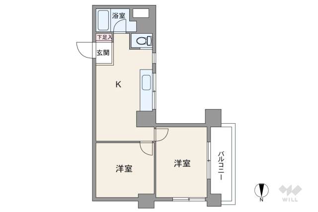 マンション高田馬場:間取り図面