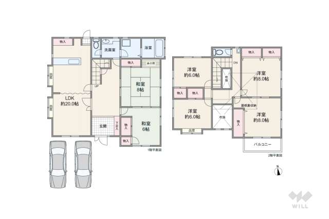 宝塚市長尾台1丁目 一戸建て:間取り図面