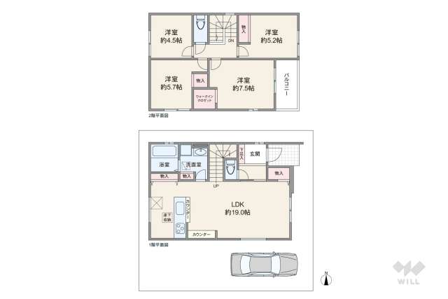 宝塚市高司3丁目 一戸建て:間取り図面