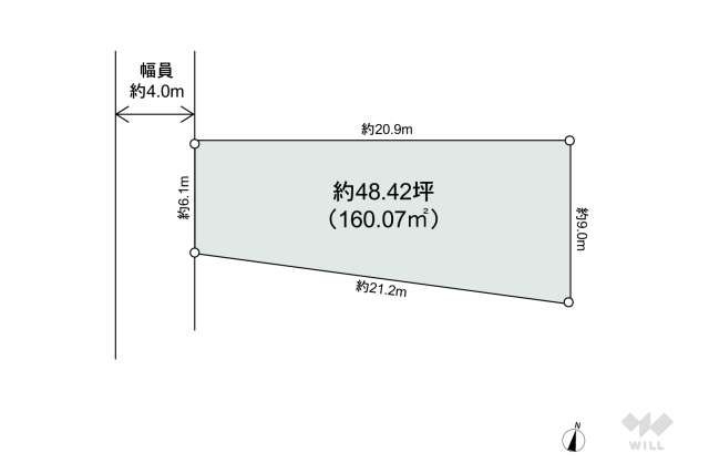 宝塚市寿楽荘 土地:間取り図面
