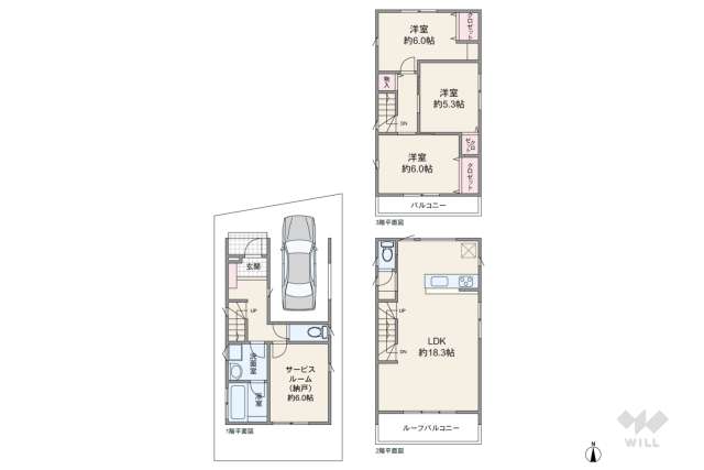 川口市大字伊刈 一戸建て:間取り図面