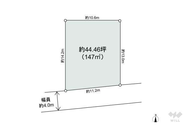 宝塚市長尾台1丁目 土地:間取り図面