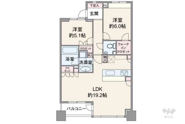 藤和シティホームズ初台:間取り図面