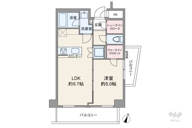 タウンハイツ松原:間取り図面