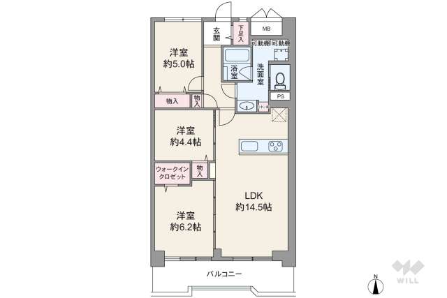 シティコープ大森東:間取り図面