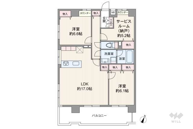 プライムタワー蒲田東:間取り図面