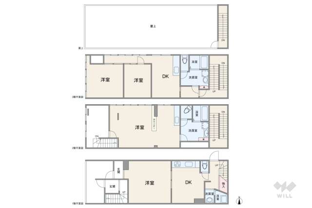 尼崎市杭瀬北新町1丁目 一戸建て:間取り図面