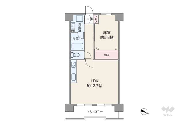 第2お花茶屋ダイヤモンドマンション:間取り図面