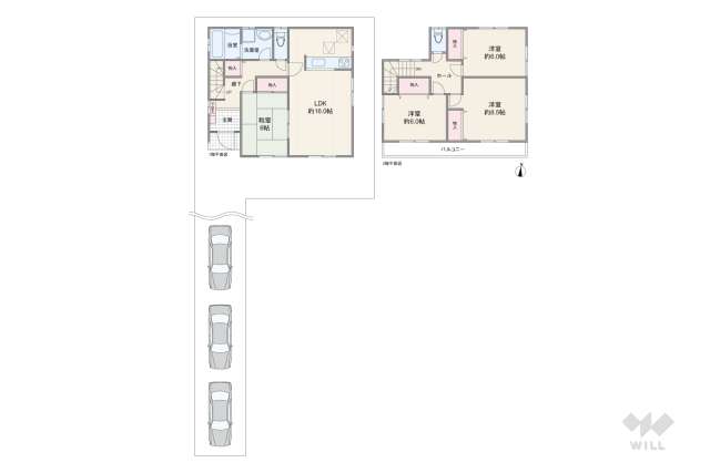 川口市戸塚4丁目 一戸建て:間取り図面