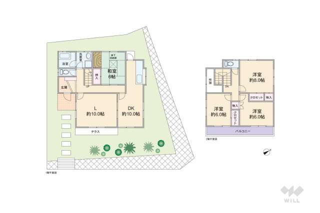 宝塚市仁川高丸2丁目 一戸建て:間取り図面