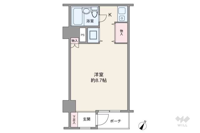 エーブル目黒洗足:間取り図面