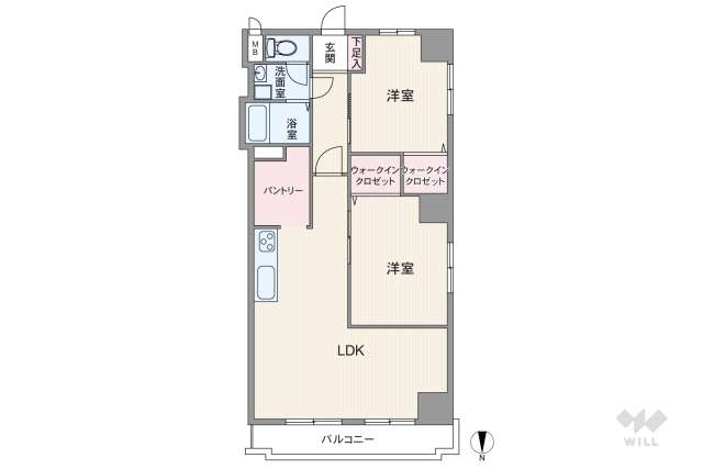 サントピア尼崎2:間取り図面