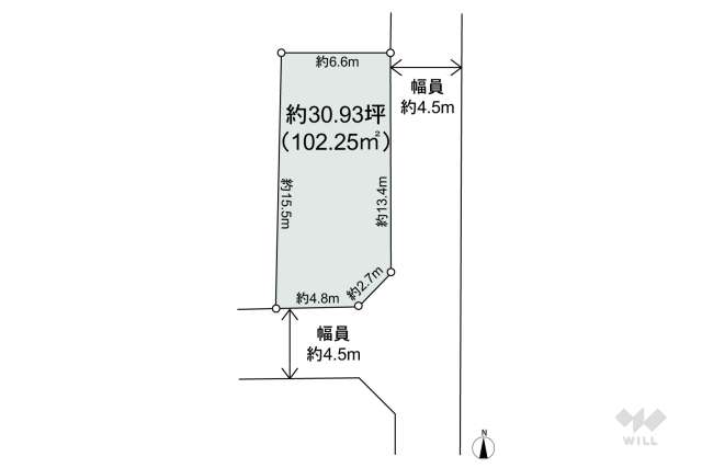 名古屋市南区要町1丁目 土地:間取り図面