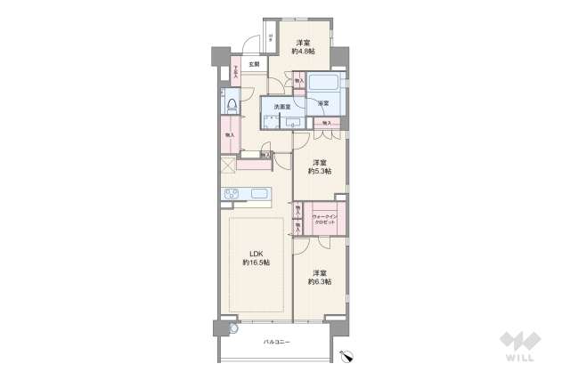 ブランズシティ久が原:間取り図面