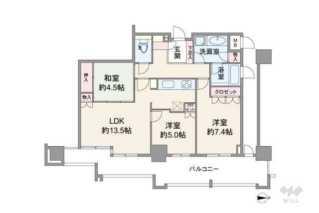 ファミール宝塚グランスイートタワー:間取り図面