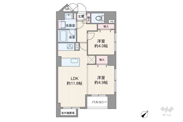 シャルムコート東日本橋:間取り図面