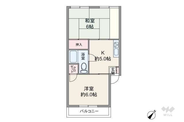 巣鴨ローヤルコーポ:間取り図面