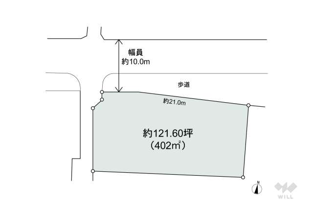 尼崎市常松1丁目 土地:間取り図面