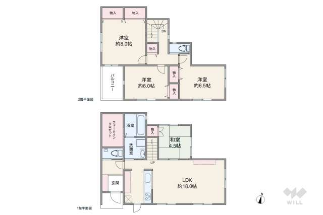 宝塚市宝梅3丁目 一戸建て:間取り図面