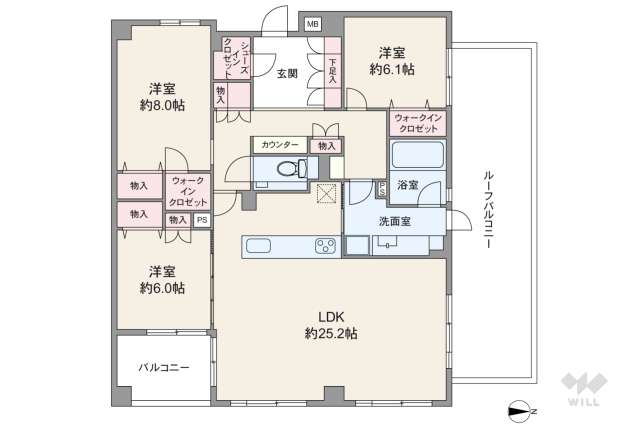 894359Rの間取り図