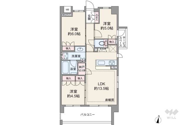 ベリスタ早稲田:間取り図面