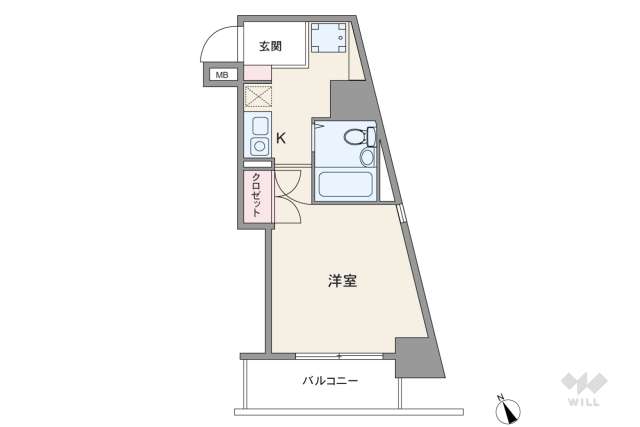 メインステージ大森駅前:間取り図面