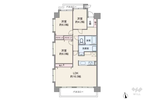 ダイアパレス新瑞南:間取り図面