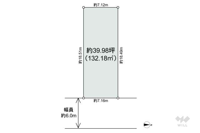 宝塚市高司2丁目 土地:間取り図面