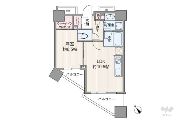 シティタワー武蔵小山:間取り図面