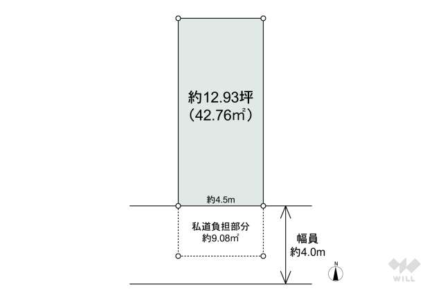 尼崎市大庄北1丁目 土地:間取り図面