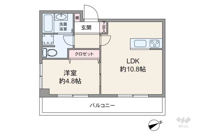 マンション小滝橋:間取り図面