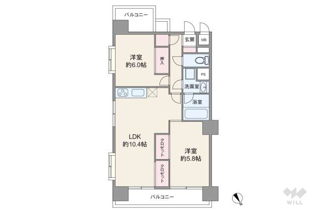 グリーンパーク第15綾瀬:間取り図面