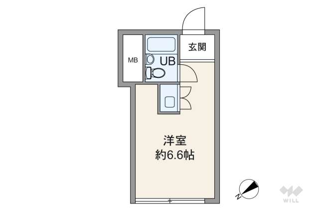 いづみハイツ市ヶ谷:間取り図面