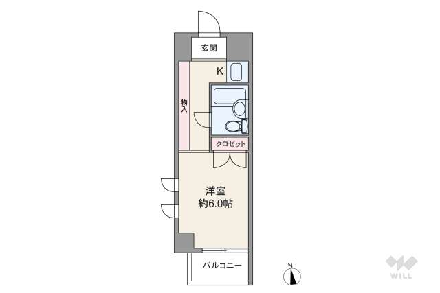 メゾンドセレブラルB棟:間取り図面