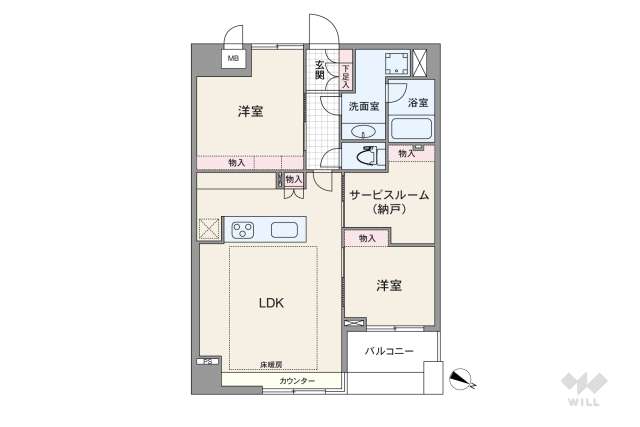 サンヴェール人形町グランデ:間取り図面