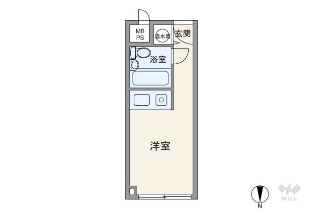 ファミールハイツ北大阪3号棟:間取り図面