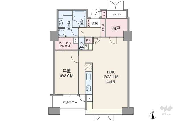 ビオール大阪大手前タワー:間取り図面