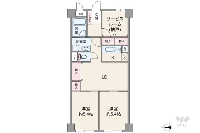 ジョリーメゾンヌベル下落合:間取り図面