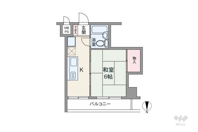 ゾンネンハイム牛込:間取り図面