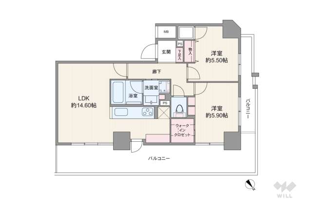 エルザ世田谷ザタワー:間取り図面
