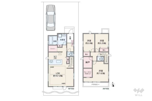 世田谷区喜多見1丁目 一戸建て:間取り図面