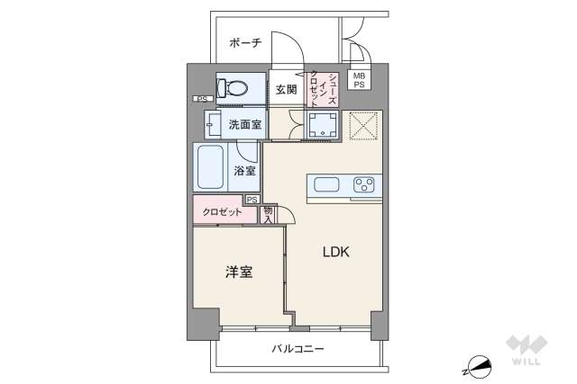 パウゼ松濤:間取り図面