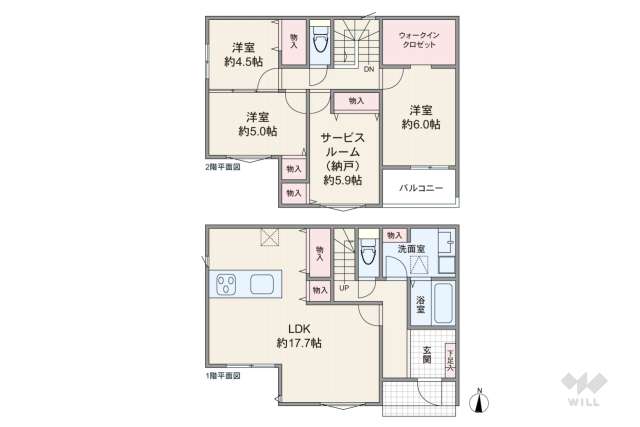 池田市空港1丁目 一戸建て:間取り図面