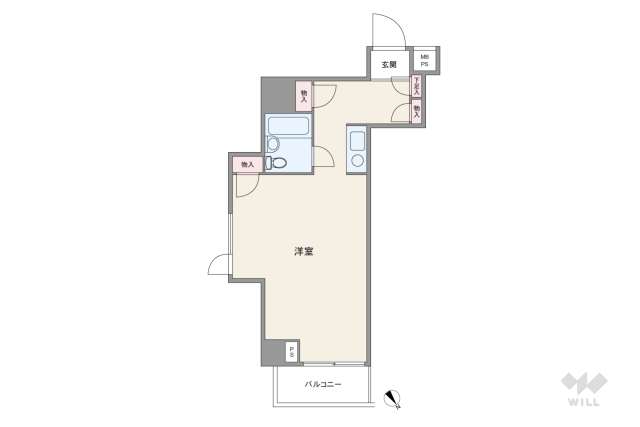 シティコート松濤:間取り図面
