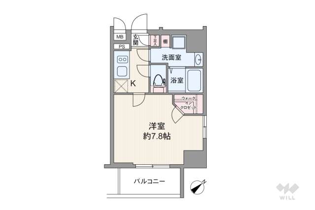 エスリード名古屋東別院:間取り図面