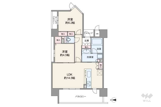 プレサンスロジェ本町:間取り図面