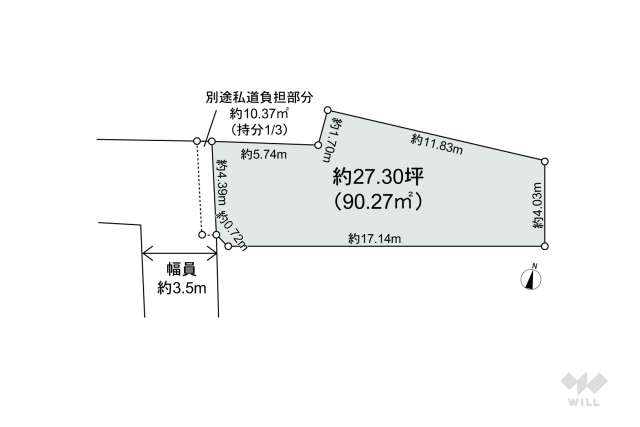 大田区南馬込1丁目 土地:間取り図面