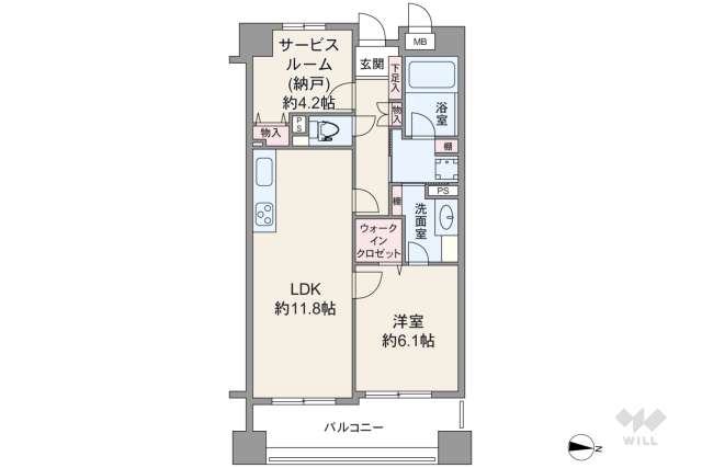 東急ドエル・アルス松屋町:間取り図面