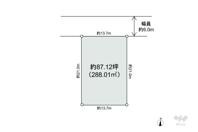 大府市桃山町1丁目 土地:間取り図面